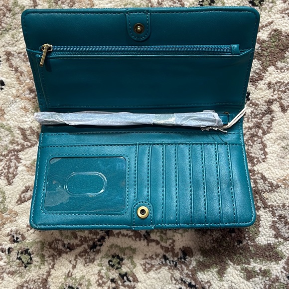 Blue wristlet wallet - Picture 2 of 4